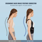 Back Brace and Posture Corrector Adjustable And Lightweight Posture Corrector Back Support Provides Support And Shape For Neck, Shoulders And Back(Size S) product image