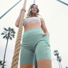 Women's High-Waist Breathable Yoga Shorts for Training (3-Pack) product image