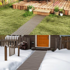 8 ft Outdoor Pathway with HDPE Frame product image