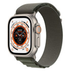 Apple Watch Ultra (2022)(GPS+LTE) - 49MM Titanium Case - Green Alpine Loop Large - Natural Titanium (MQEX3LL/A) - Po product image
