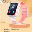 4G GPS Smart Watch for Kids Whatsapp Line Video Phone Call and Text Voice Chat SOS Alarm MessageCamera Anti-Lost Real-time Tracker(Pink) product image