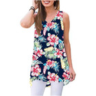 Women's V-Neck Tunic Length Long Tank product image