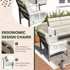 4-Piece Aluminum Patio Furniture Set with Coffee Table product image