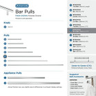 Amerock Cabinet Hardware Center Bar Pull  product image