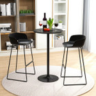 24-Inch Modern Round Cocktail Table with Metal Base (2 to 6-Pack) product image