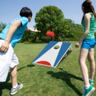 Portable Cornhole Board with Foldable Legs and Side Handle product image