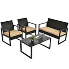 4-Piece Rattan  Patio Furniture Set product image
