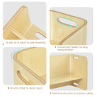 3-Piece Kids Wooden Table and Chairs Set  product image