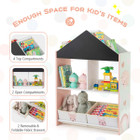 Kids Dollhouse Bookshelf with Chalkboard  and Whiteboard product image