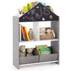 Kids Dollhouse Bookshelf with Chalkboard  and Whiteboard product image