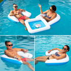 Zone Tech® Inflatable Game Station Set With Waterproof Playing Cards product image