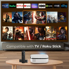 MOOKA™ Wi-Fi Portable 1080P/8,000-Lumen Projector with Bag product image