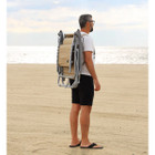 26" Gravity Free Beach Chair with Adjustable Canopy product image