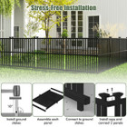 Pvc Fence Panels With Metal Ground Stakes product image