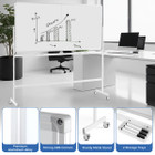 72" X 36" Double-sided Magnetic Whiteboard With Stand product image