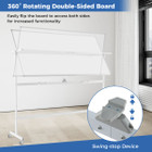 72" X 36" Double-sided Magnetic Whiteboard With Stand product image