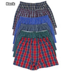 Men's Button Fly Loose Fit Tartan Plaid Boxers (3- or 6-Pack) product image