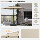 10-Foot 3-Tier Outdoor Vented Patio Umbrella product image