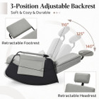 Gliding Rocking Chair with Retractable Footrest  product image