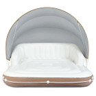 Inflatable Lounge Raft with Retractable Canopy product image