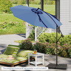 10' Hanging Offset Outdoor Market Patio Umbrella  product image