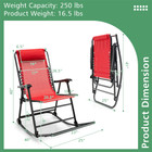 Patio Folding Rocking Chair product image