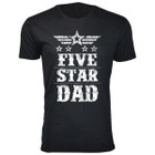 Men's Five Star Dad/Grandpa T-shirt product image