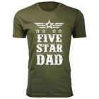 Men's Five Star Dad/Grandpa T-shirt product image