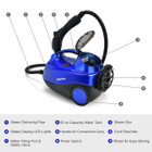 2000W Heavy-Duty Multi-Purpose Steam Cleaner Mop with Detachable Handheld Unit product image