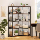 5-Tier 71"  L-Shaped Corner Bookcase with 2 Anti-Toppling Kits product image