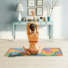 Tie-Dye Yoga Mat Towel with Slip-Resistant Grip Dots product image