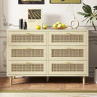 6-Drawer Rattan Dresser product image