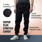 Men's Modern Fit Super Flex Stretch Cargo Jogger Pants product image