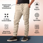 Men's Modern Fit Super Flex Stretch Cargo Jogger Pants product image
