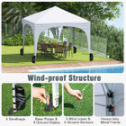 10 X 10 Foot Pop-up Outdoor Canopy Tent with Detachable Sidewalls product image