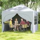 10 X 10 Foot Pop-up Outdoor Canopy Tent with Detachable Sidewalls product image