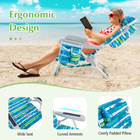 Foldable Backpack Beach Chair with Cup Holder & Storage Pockets (1 or 2-Pack) product image