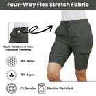 Women’s Flex Cargo Shorts with Elastic Waistband product image