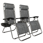 Zero Gravity Chair with Pillow and Cup Holder (2-Pack) product image