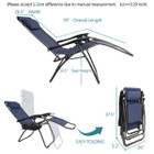 Zero Gravity Chair with Pillow and Cup Holder (2-Pack) product image