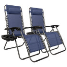 Zero Gravity Chair with Pillow and Cup Holder (2-Pack) product image