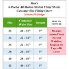 Men’s 6-Pocket All Motion Stretch Utility Golf Shorts (3-Pack) product image