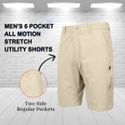 Men’s 6-Pocket All Motion Stretch Utility Golf Shorts (3-Pack) product image