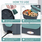 Electric Dual Function Heating Lunchbox with Leak-Proof Seal Ring product image
