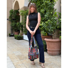 Kathmandu Collection Patchwork Striped Hobo Bag product image