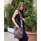Kathmandu Collection Patchwork Striped Hobo Bag product image