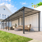 Wall-Mounted Hard Top Lean-To Gazebo  product image