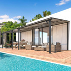 Wall-Mounted Hard Top Lean-To Gazebo  product image