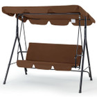 3-Seat Glider Outdoor Patio Swing with Canopy product image