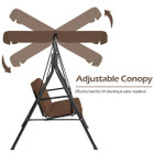 3-Seat Glider Outdoor Patio Swing with Canopy product image